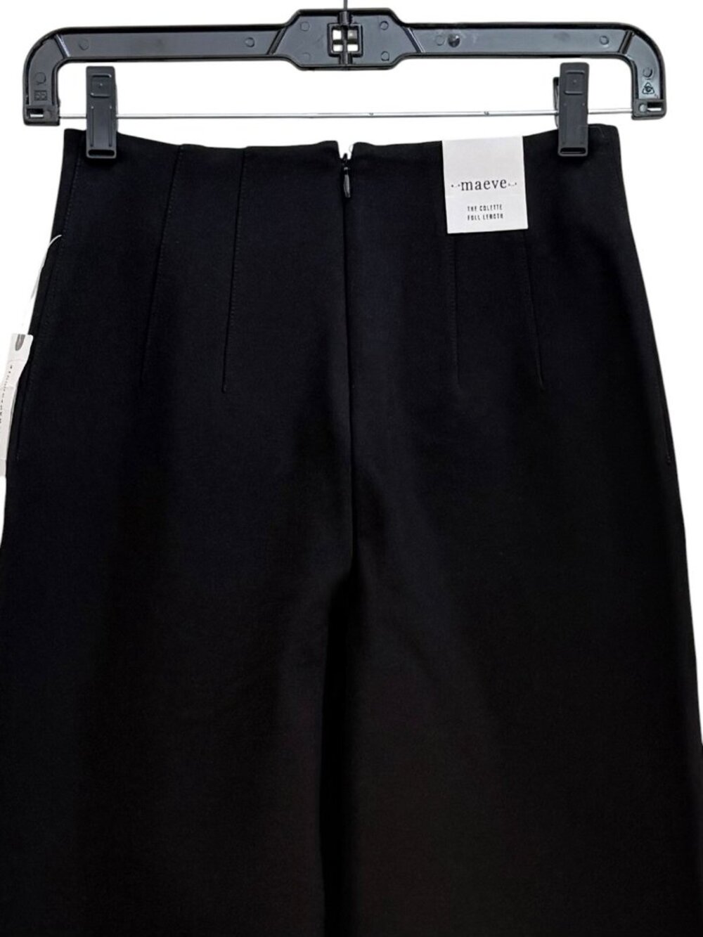 Anthropologie Colette Full-Length Embroidered Pocket Pants Maeve Black Womens 23 - Picture 6 of 12